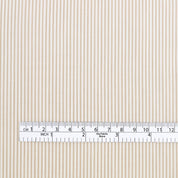 Small Candy Stripe Cotton - Crema