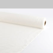 Tumbled Heavyweight Basketweave Linen - Ivory (remnant)