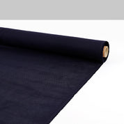 Sheer Weft Stripe Silk / Cotton - Navy