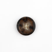 Flat Rim Button 36L - Cocoa