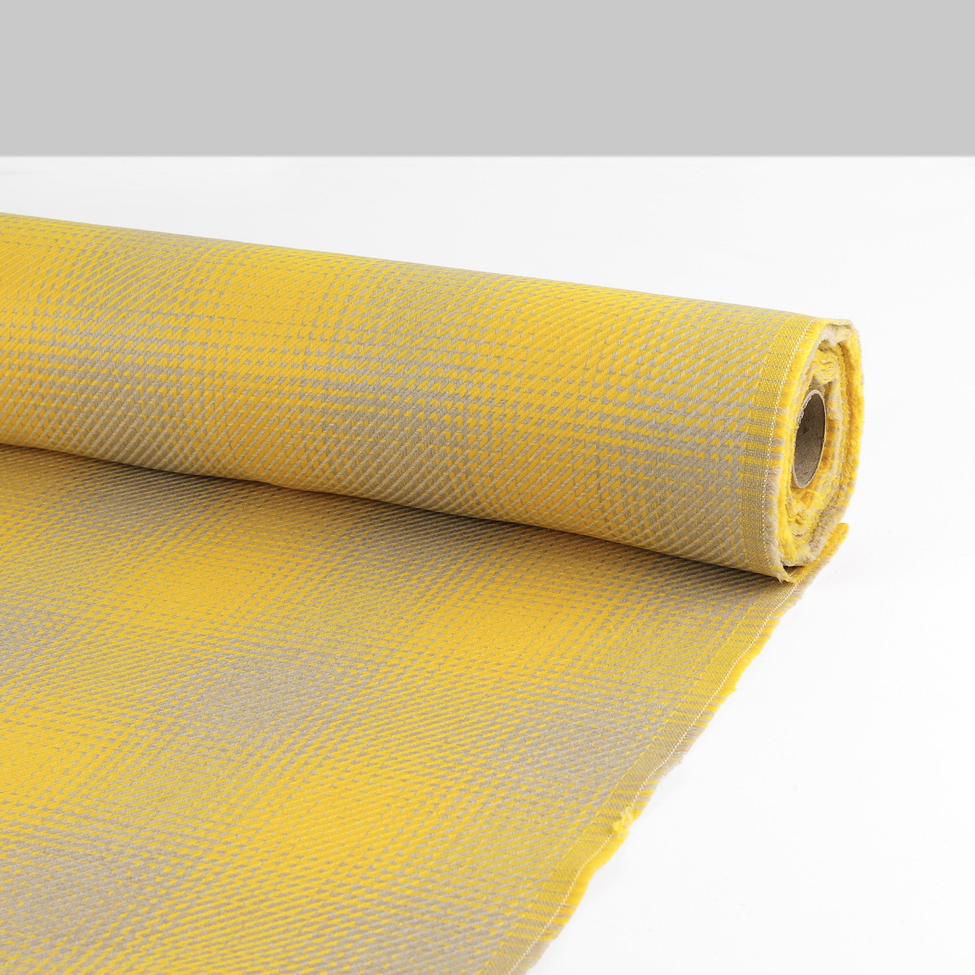 Houndstooth Check Wool/Poly - Honeybee (Pieces)