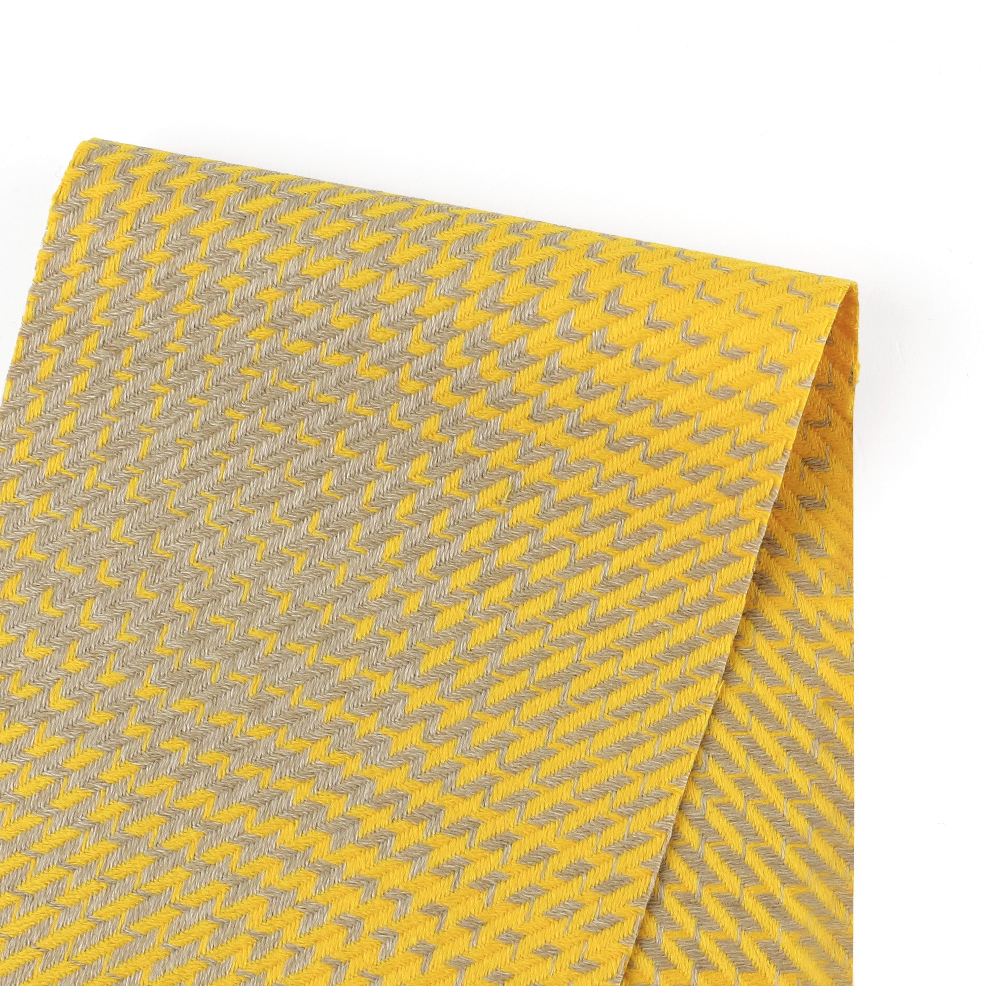 Houndstooth Check Wool/Poly - Honeybee (Pieces)