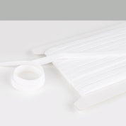 Organic Linen Bias Binding - White