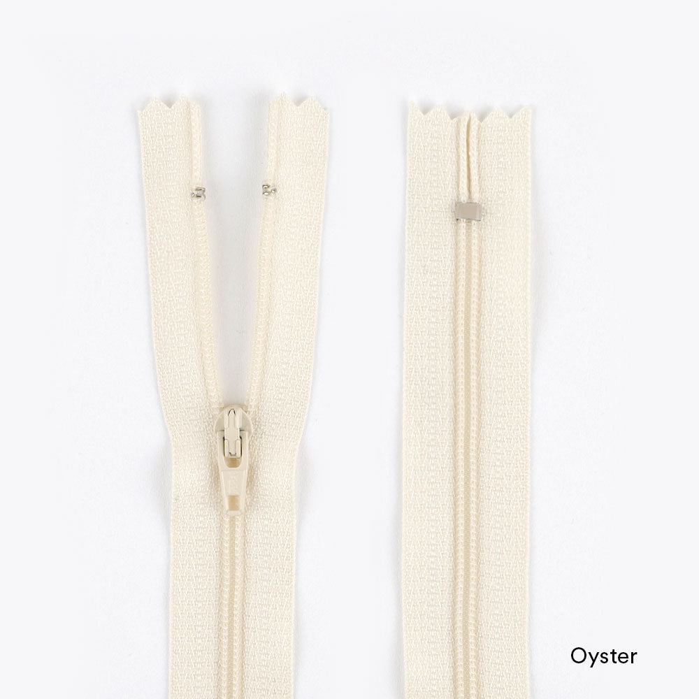 Dress Zips - 18cm - Oyster