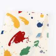 Paint Splat Viscose / Rayon Crepe - Primary