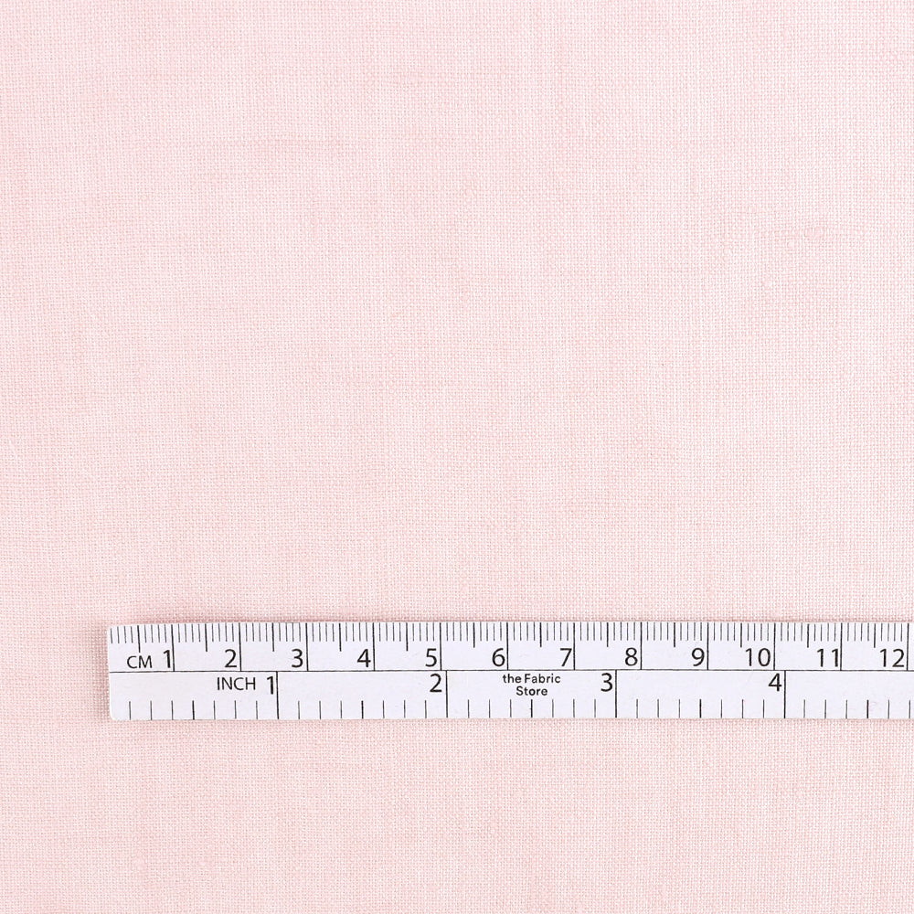 Slubby Linen - Powder Pink