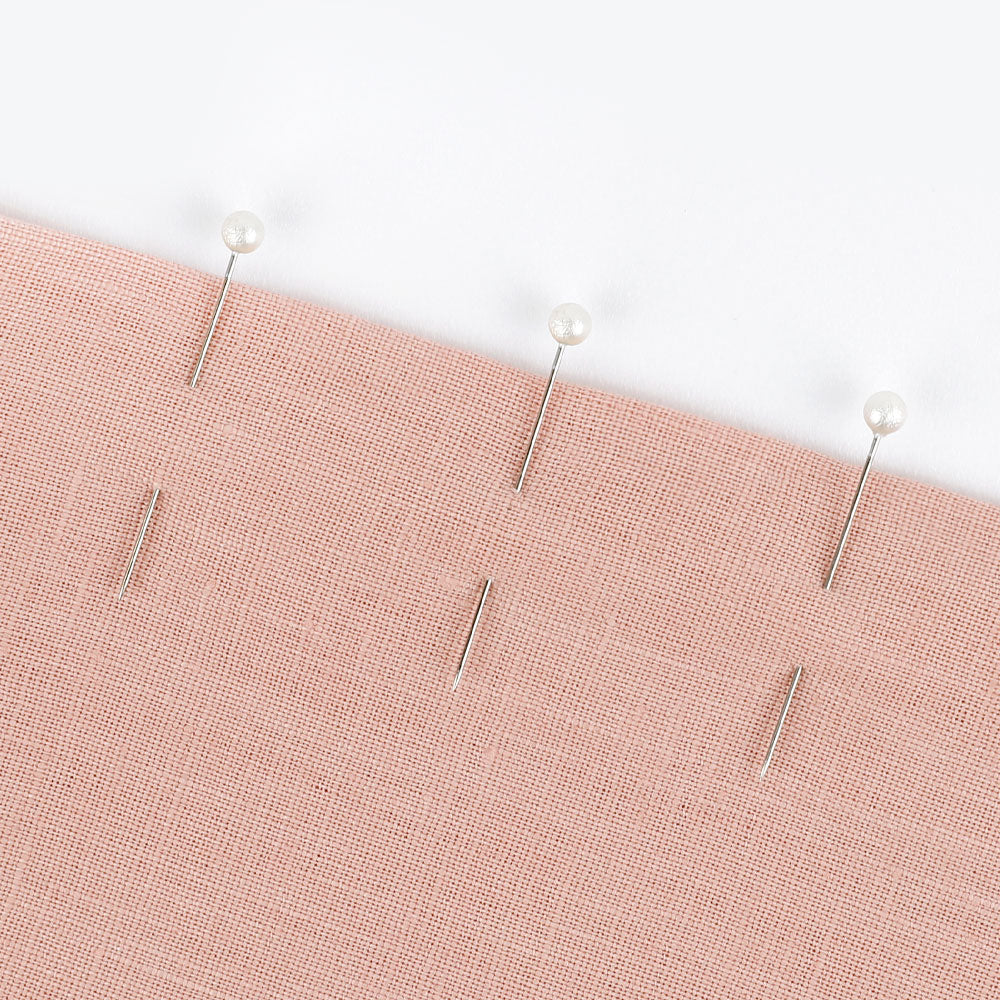 Pearlised Pin Rosette - 40pk