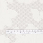 Sheer Peony Jacquard - White