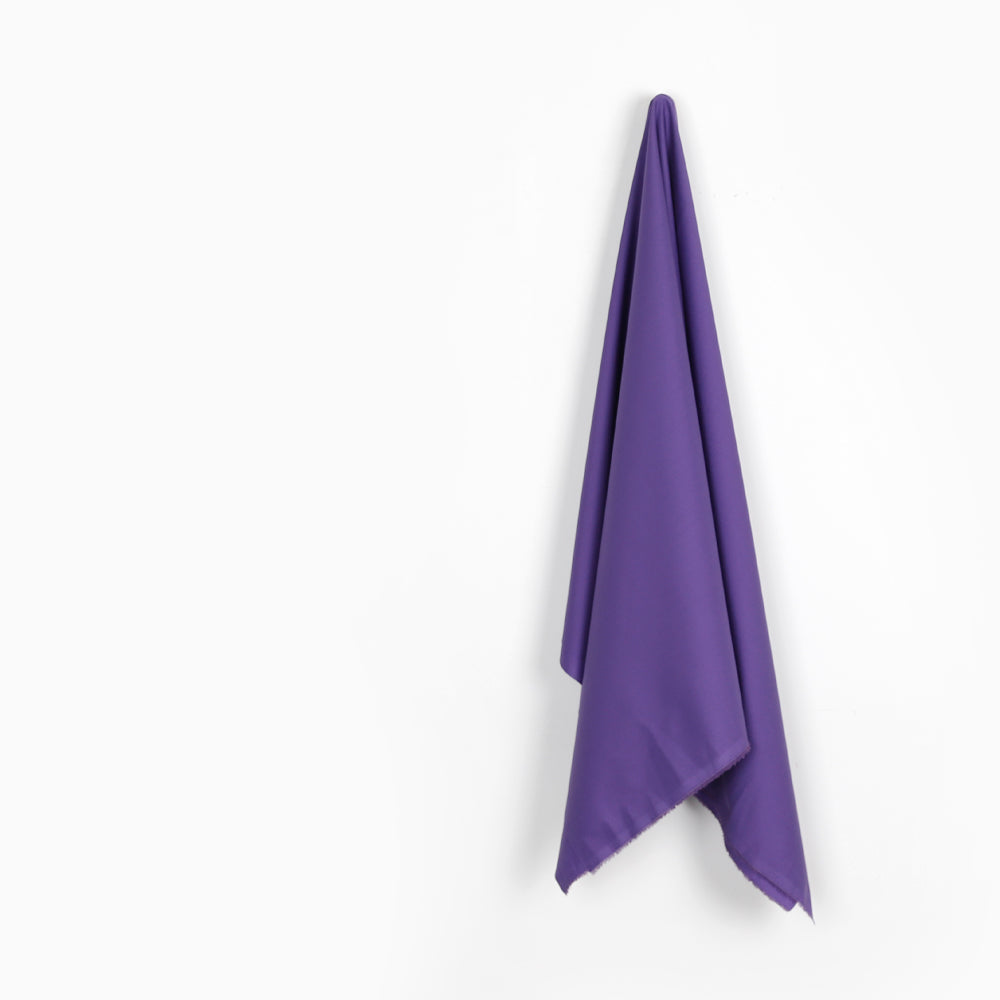 Stretch Cotton / Nylon Poplin - Light Iris