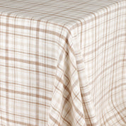 Brushed Plaid Cotton - Cookie