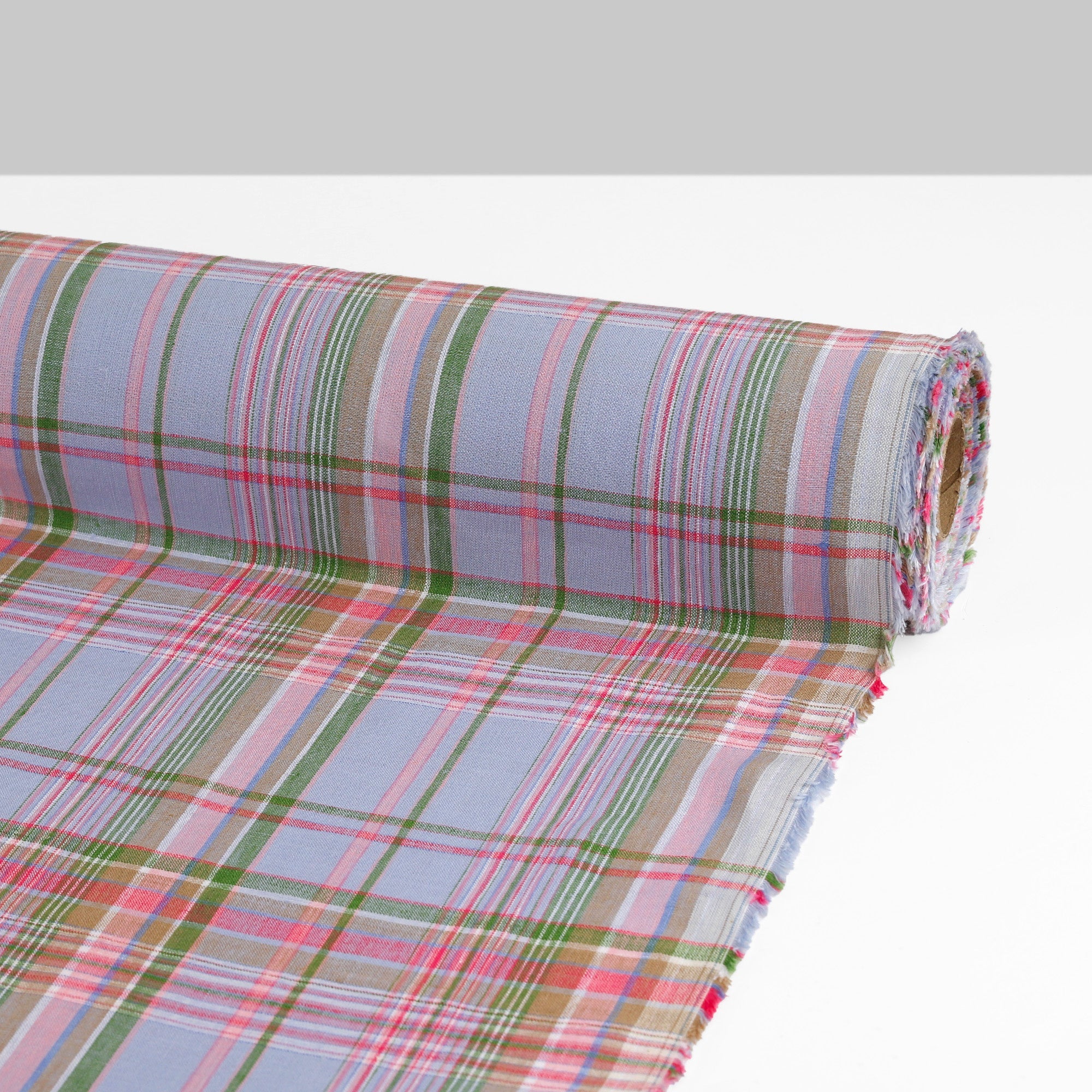 Plaid Cotton/Linen - Guava Tree
