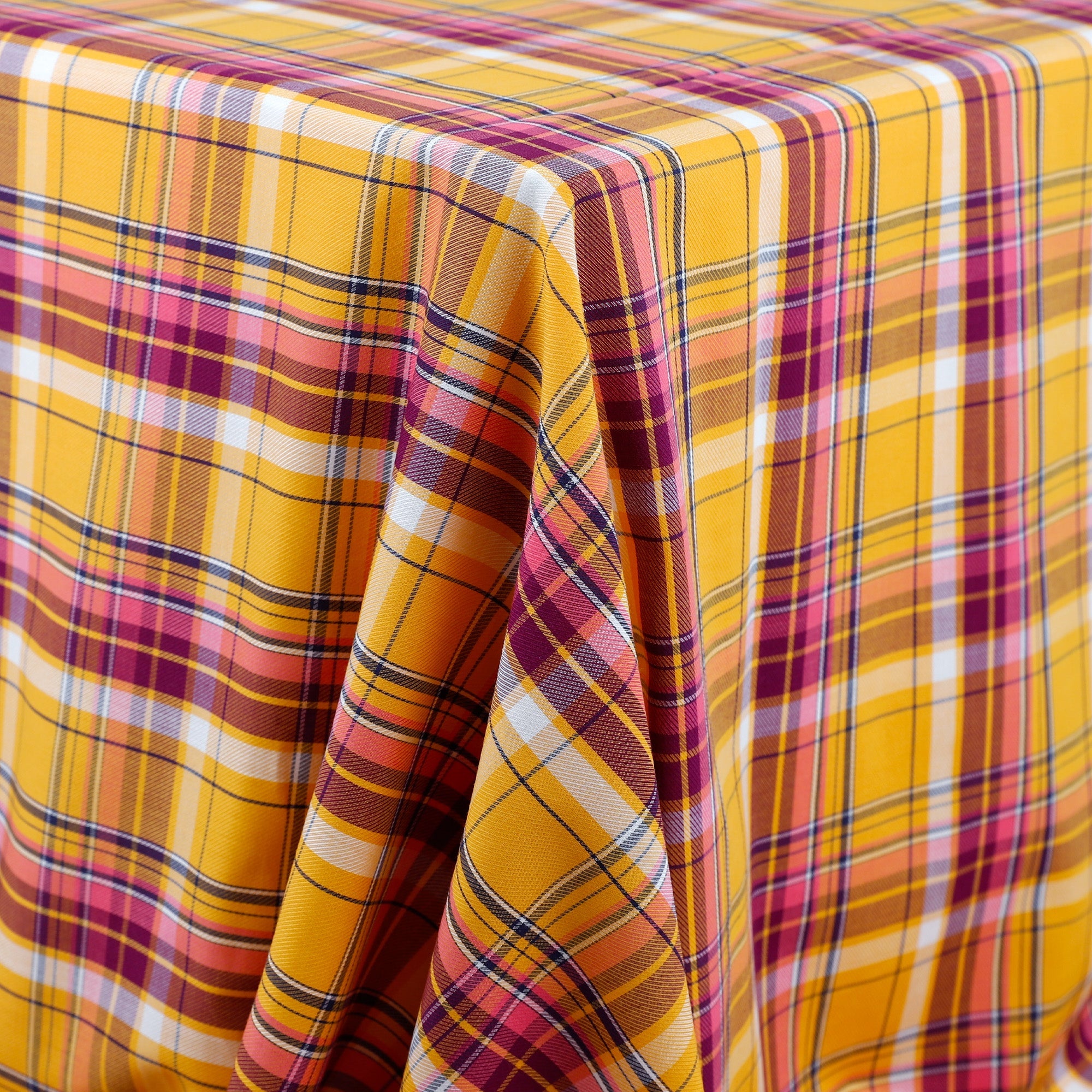 Lightweight Plaid Twill Cotton/Rayon - Fruit Salad (1.6m Bundle)