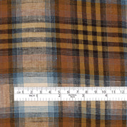 Lightweight Linen/Viscose Plaid - Pheasant