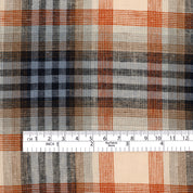 Lightweight Linen/Viscose Plaid - Chaffinch