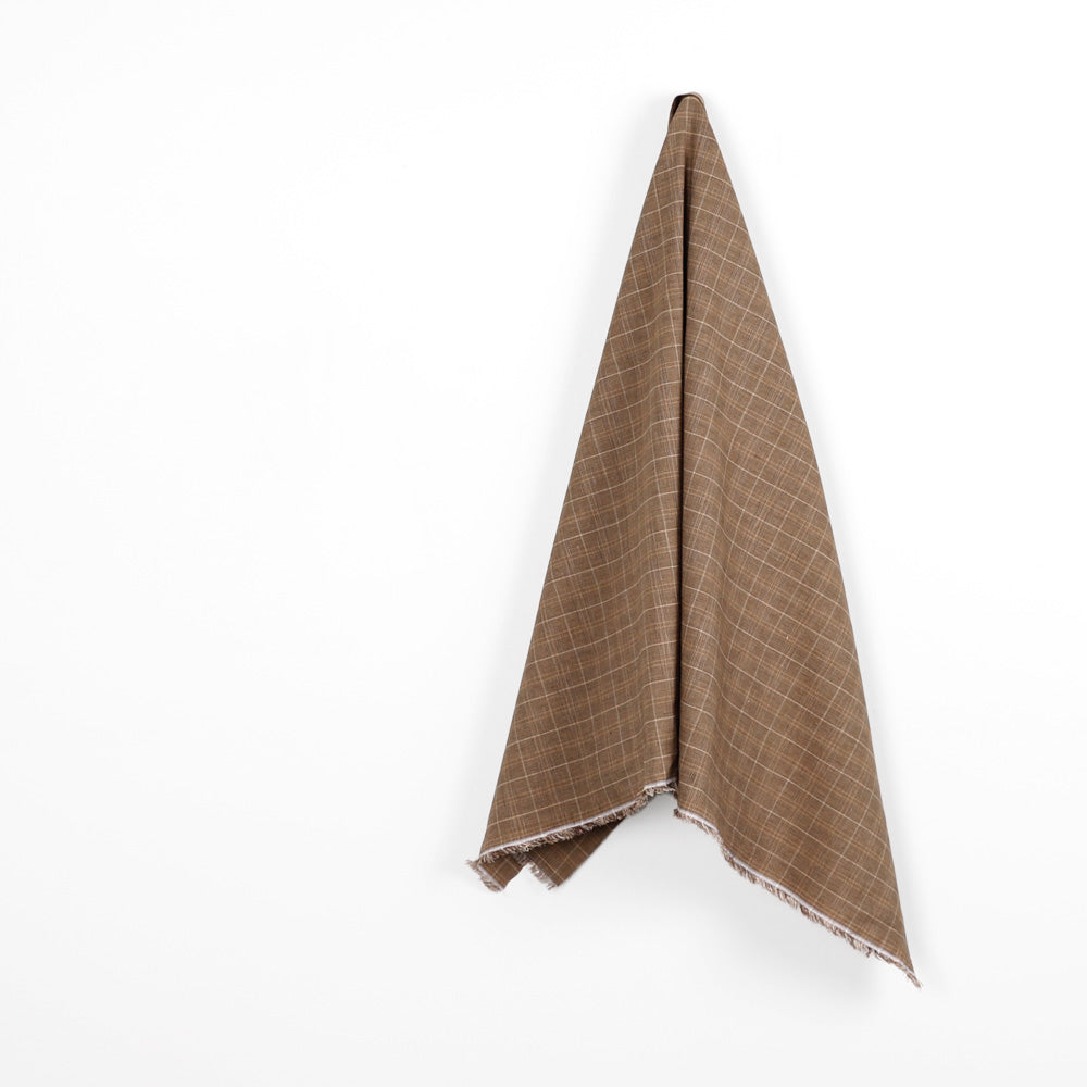 Yarn Dye Linen / Cotton Plaid - Wren
