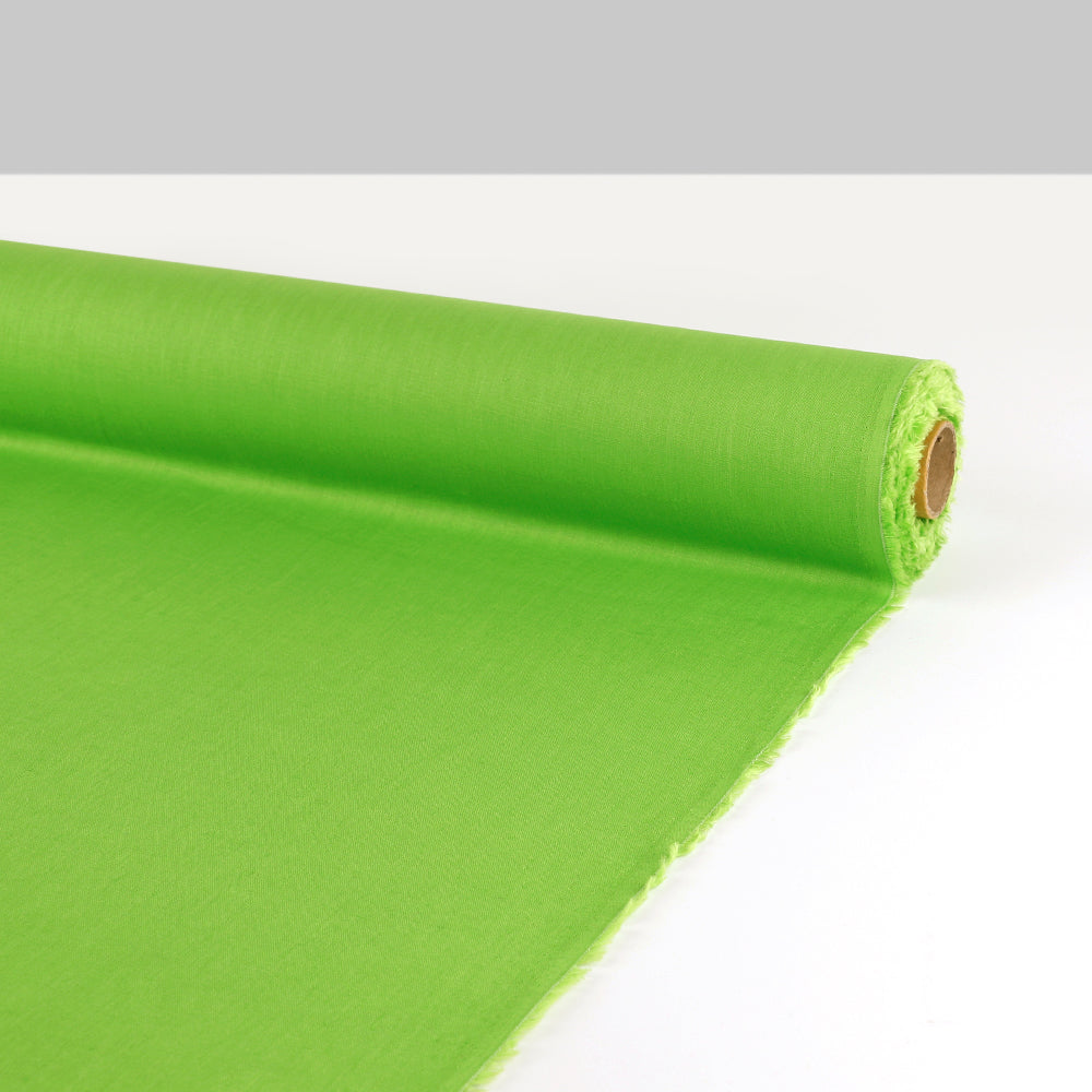 Plain Weave Linen - Apple