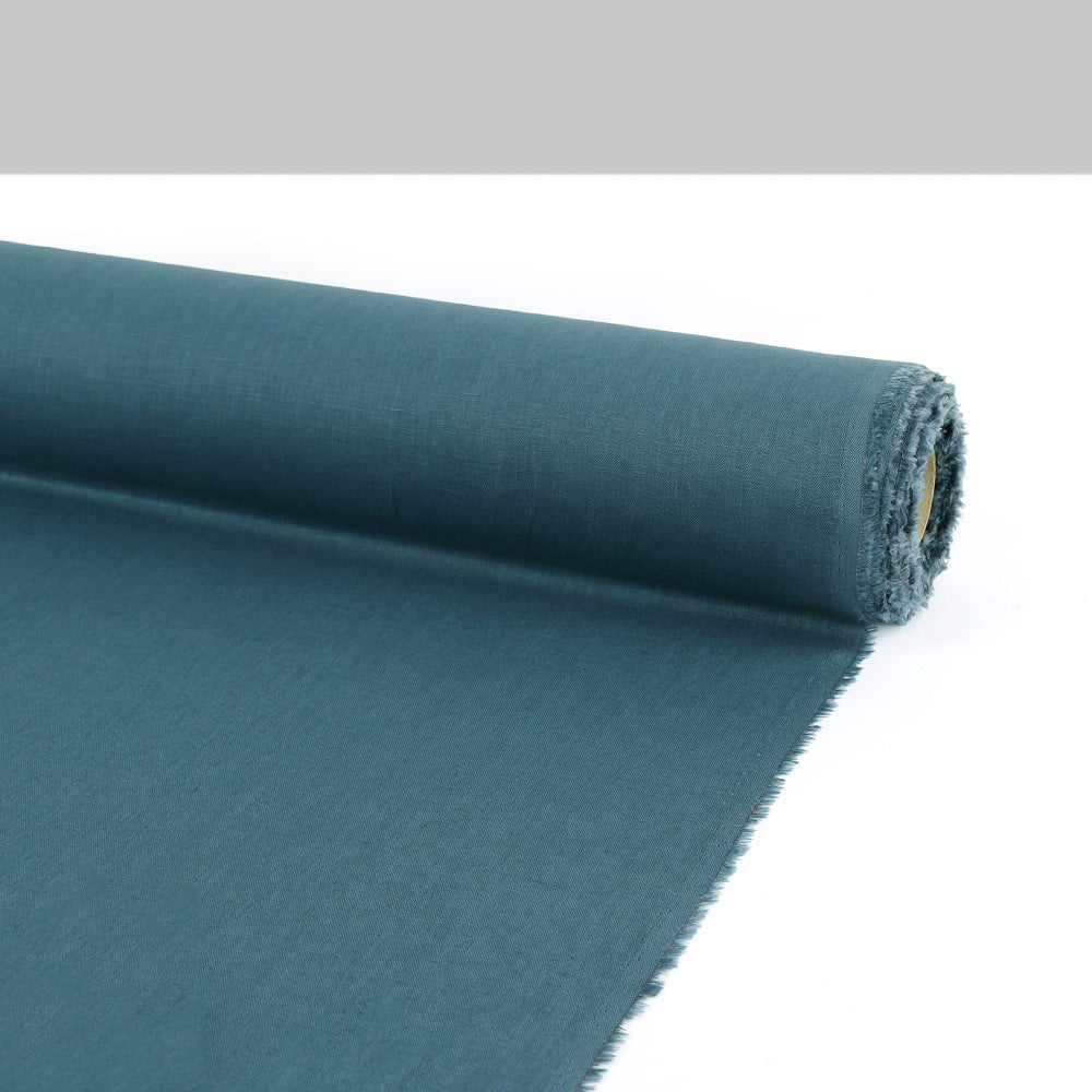 Plain Weave Linen - Bluestone
