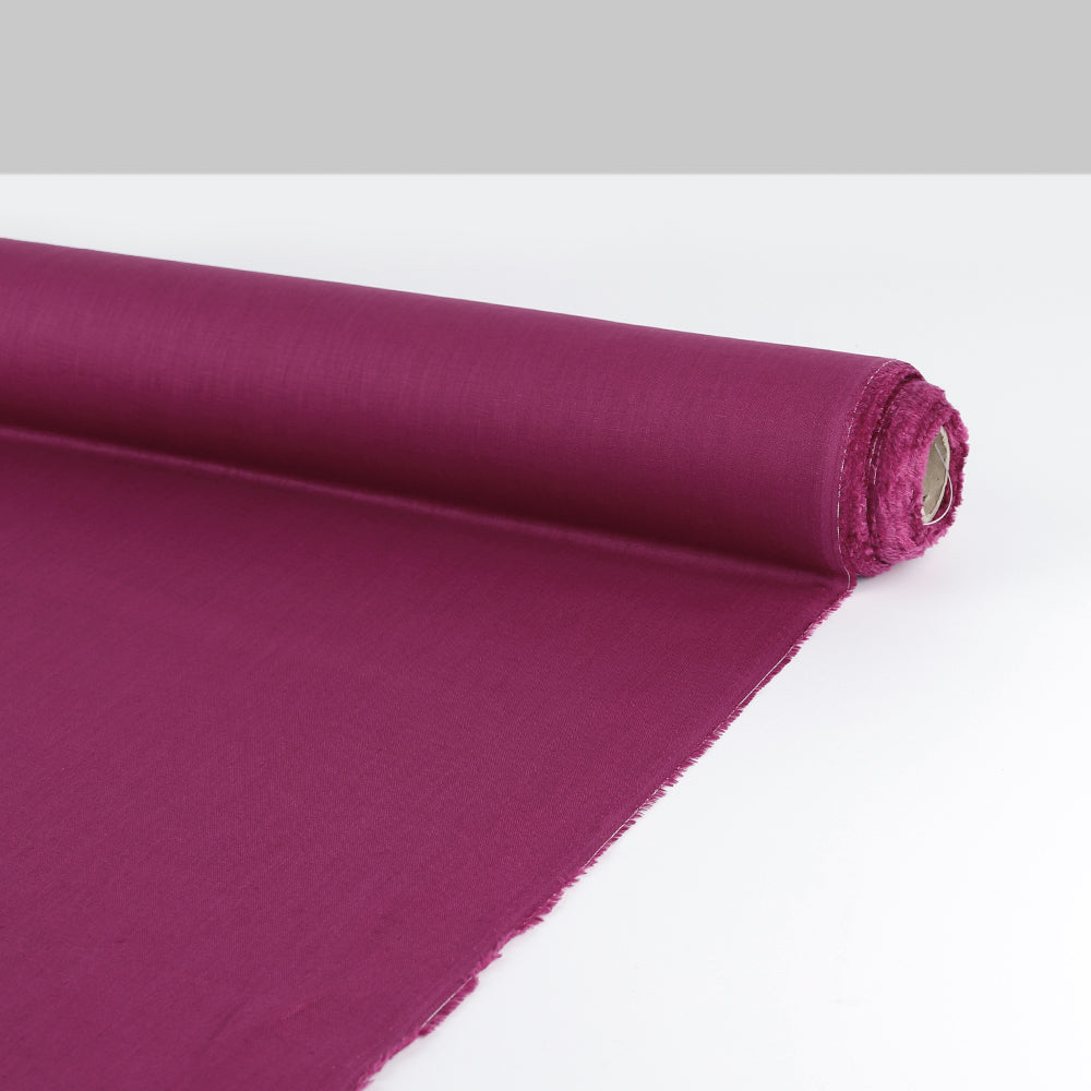 Plain Weave Linen - Magenta
