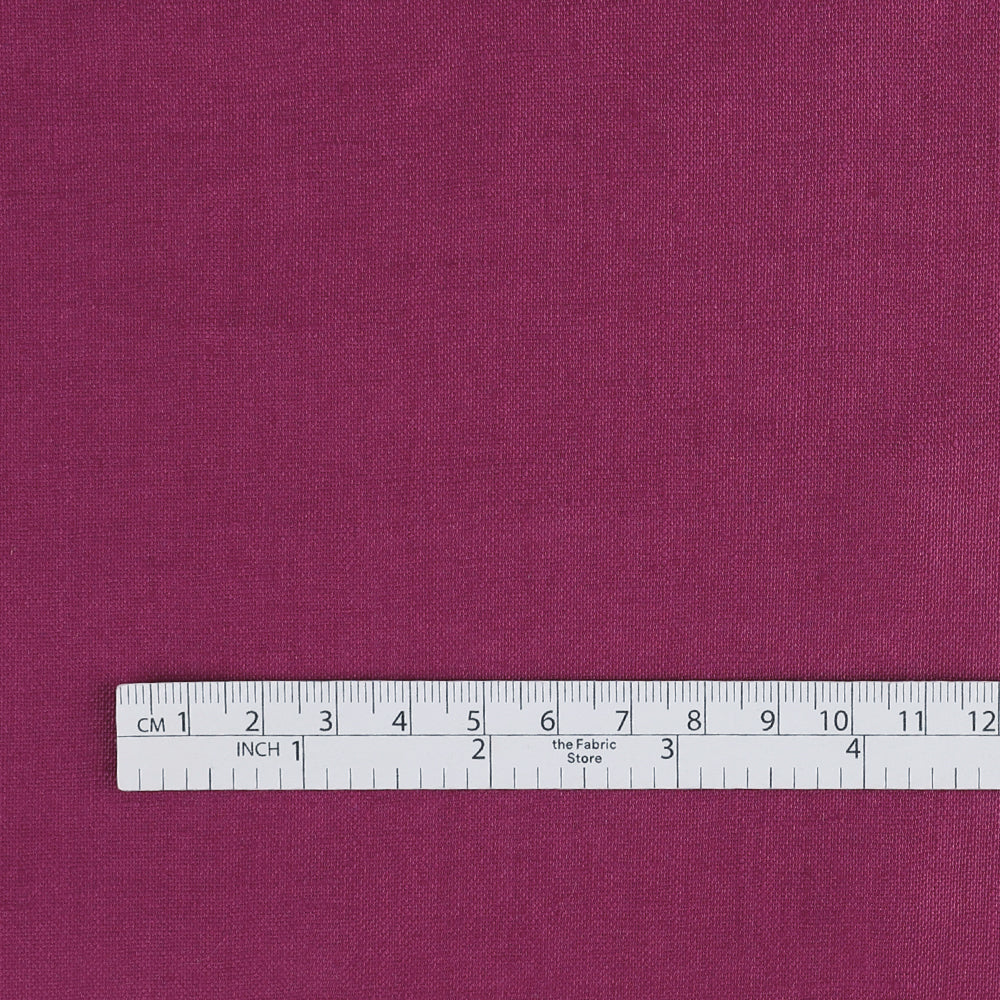 Plain Weave Linen - Magenta