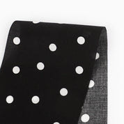Polka Dot Cotton Sateen - Black
