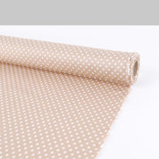 Polka Dot Poly Twill Lining - Praline