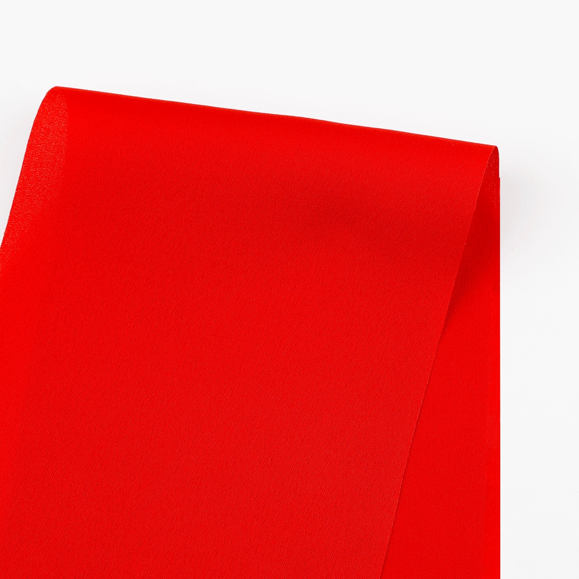 Lightweight Poly Satin - Poppy – The Fabric Store