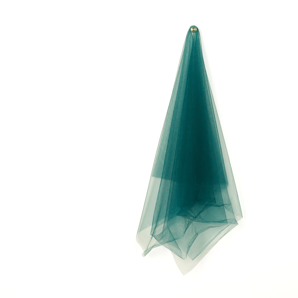 Poly Tulle - Deep Teal Green