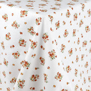 Pretty Posy Linen - Terra Rosa