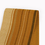 Printed Stripe Crumpled Cotton Cord - Cider
