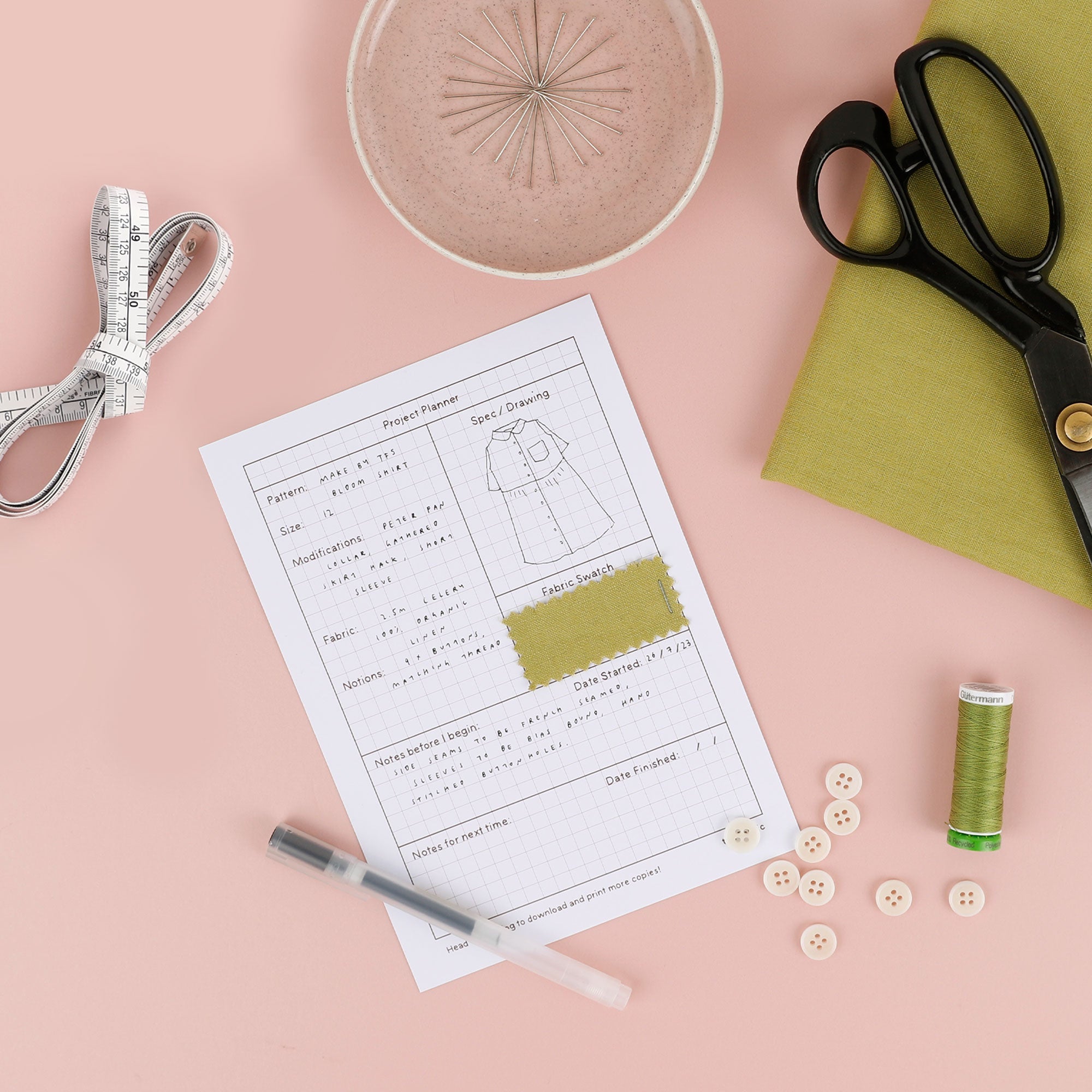 TFS - Downloadable Project Planner/PDF