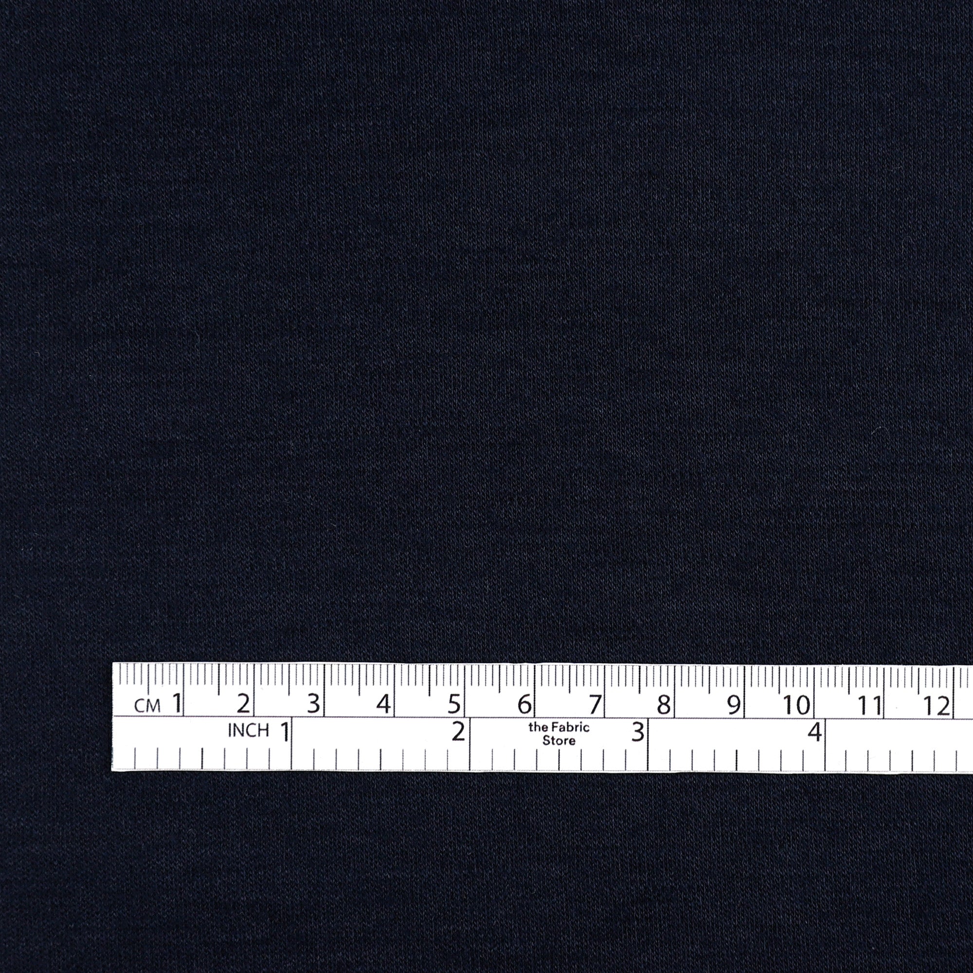 Pure Merino Interlock - Ink (Piece)