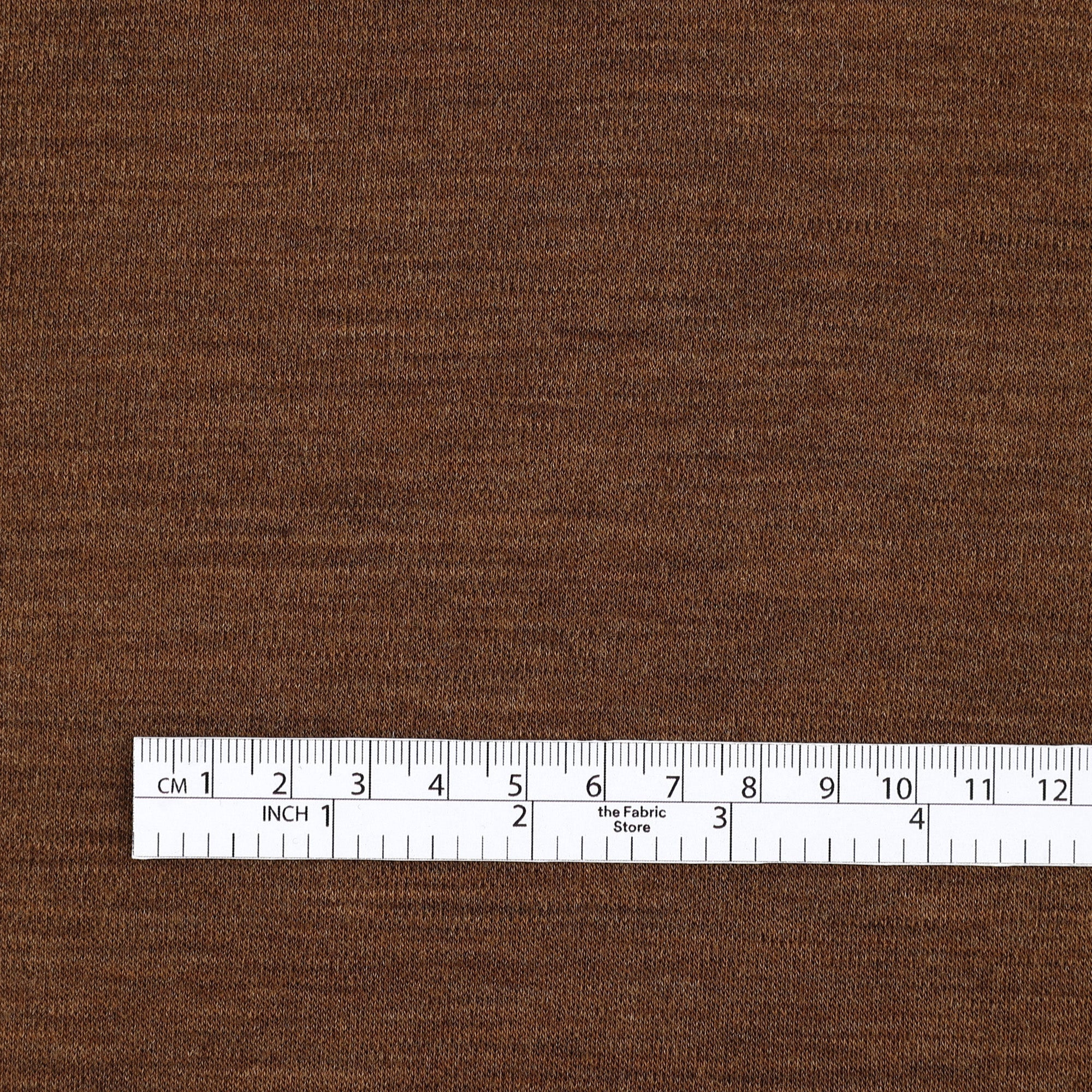 Pure Merino Interlock - Pecan Marle