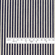11oz Hickory Stripe Denim - Ink / Cream