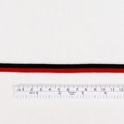 Double Stripe Tencel Jersey - White Mix