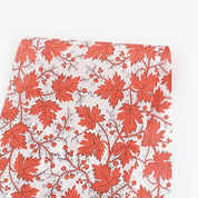 Vine Leaves Cotton - Russet