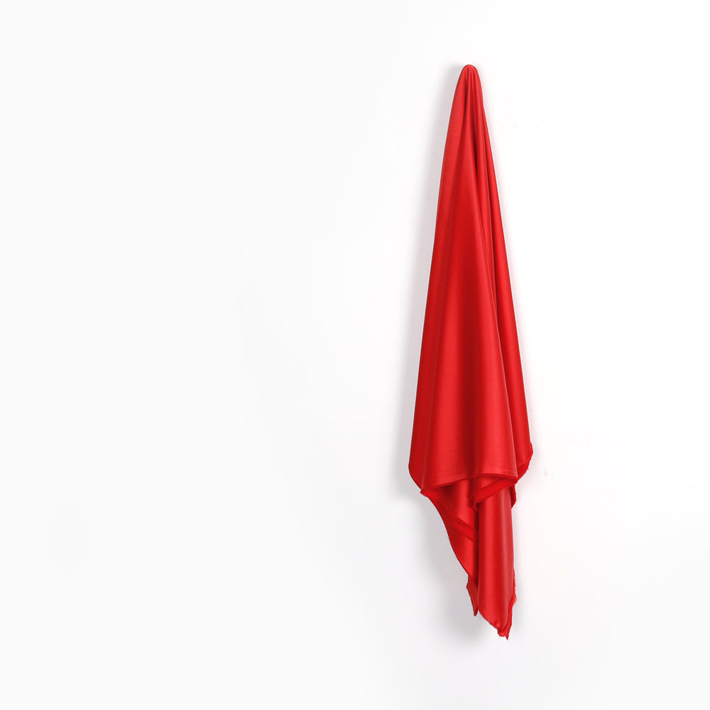 Recycled Poly Satin Twill - Postbox