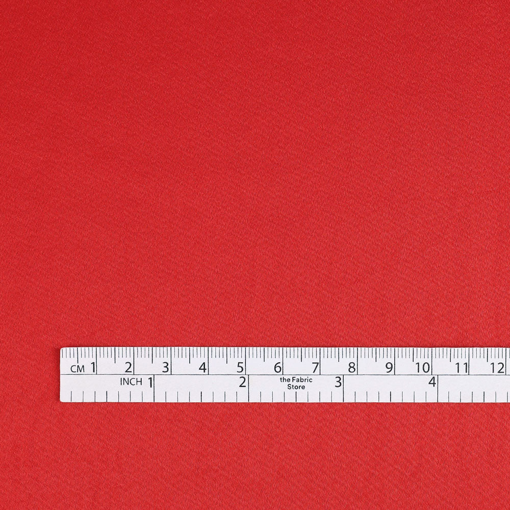 Recycled Poly Satin Twill - Postbox