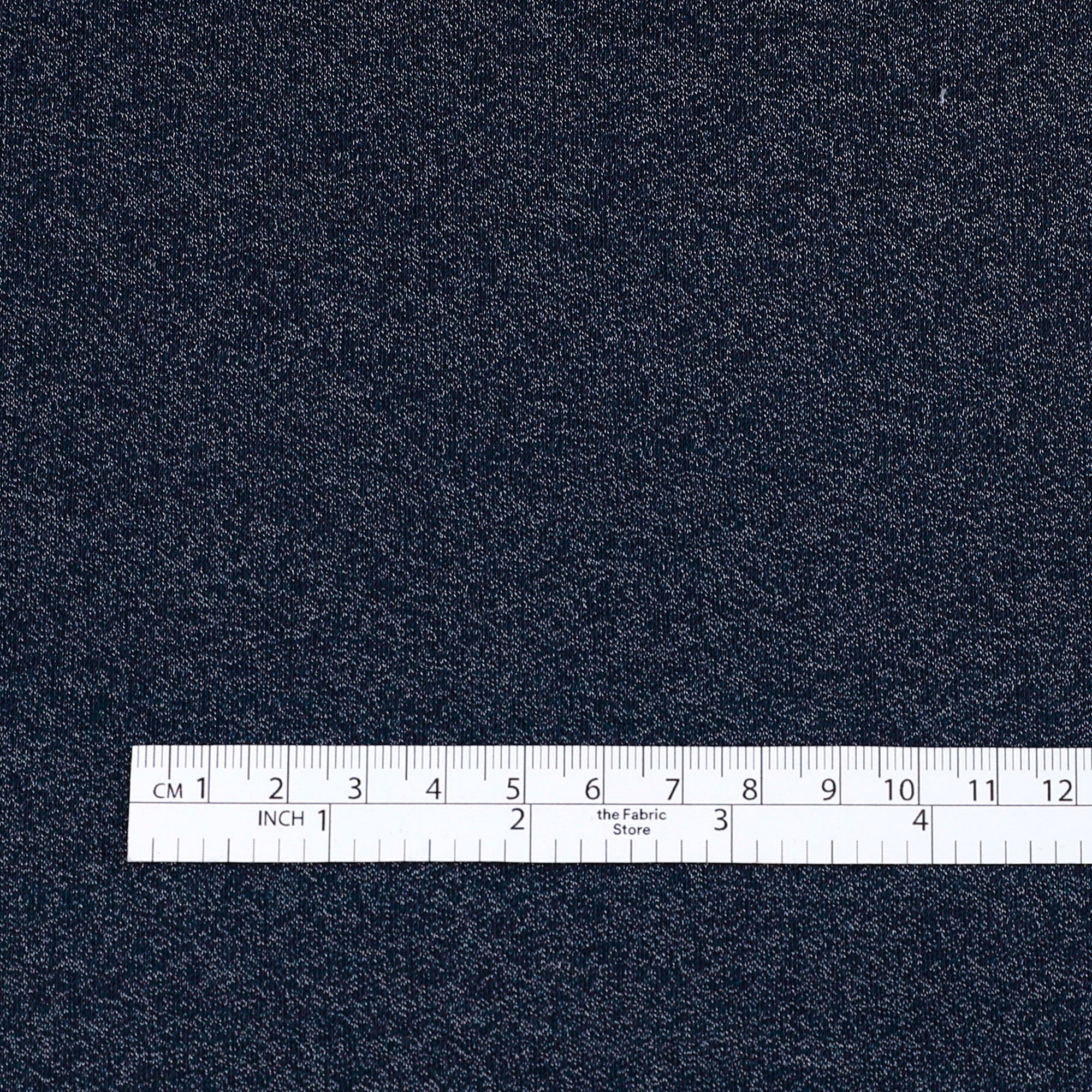 Merino / Silk Interlock - Night Sky Melange