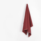Regency Stripe Cotton / Silk Voile -  Sangria
