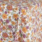Retro Dahlia Shirred Cotton/Elastane - White