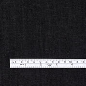 Reverse Paisley Stretch Denim - Ink