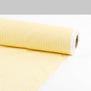 Candy Stripe Cotton / Cupro Shirting - Lemon