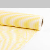 Candy Stripe Cotton/Cupro Shirting - Lemon (Pieces)