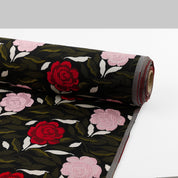 Rose Bed Jacquard - Pink / Red