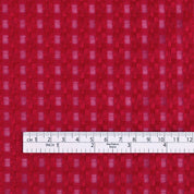 Sheer Woven Grid Poly / Nylon - Raspberry Red