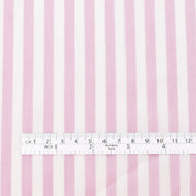 Med Candy Stripe Cotton - Foxglove