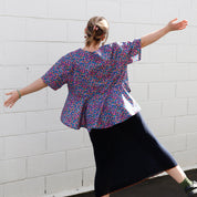 Liberty Piccadilly Poplin - Adam Sapphire/C