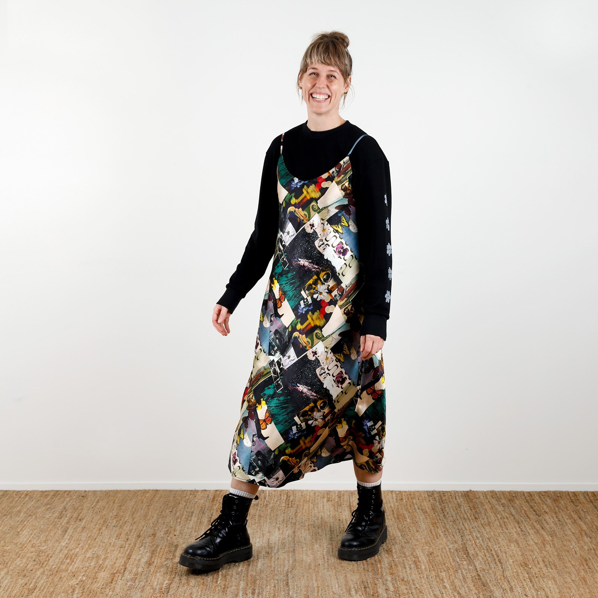 Road Trip Silk Satin - Multi