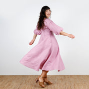 Organic Linen - Foxglove