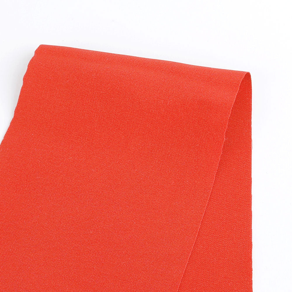 Satin Backed Crepe - Red
